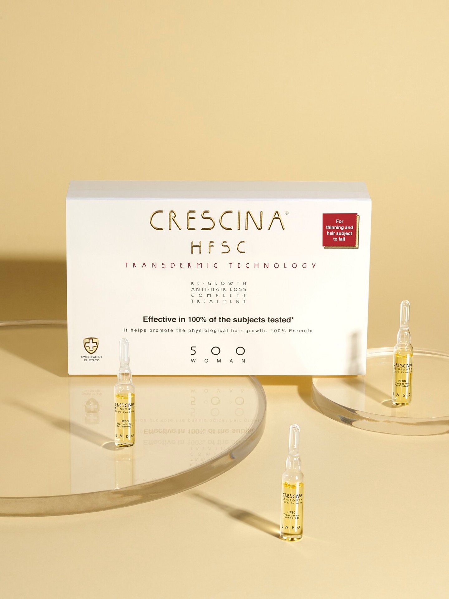 Labo Suisse Crescina termék a hajhullás ellen