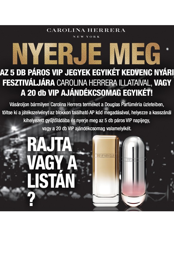 Nyerj VIP fesztiválbelépőt!
