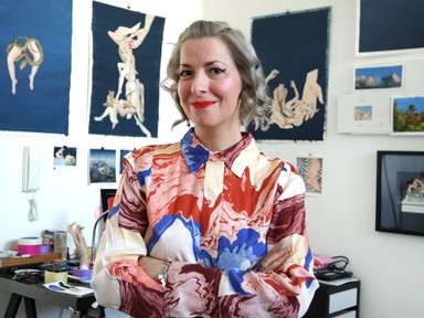 Szabó Klára Petra képzőművész alkotásaival a női énhez kapcsolódó tradicionális sztereotípiák lebontásán dolgozik 