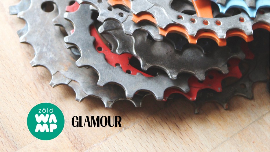 Kis Balázs, a Recyclista alapítója nem dobta ki a bicikli alkatrészeket, hanem órákat, fülbevalókat és egyéb kiegészítőket készített belőlük