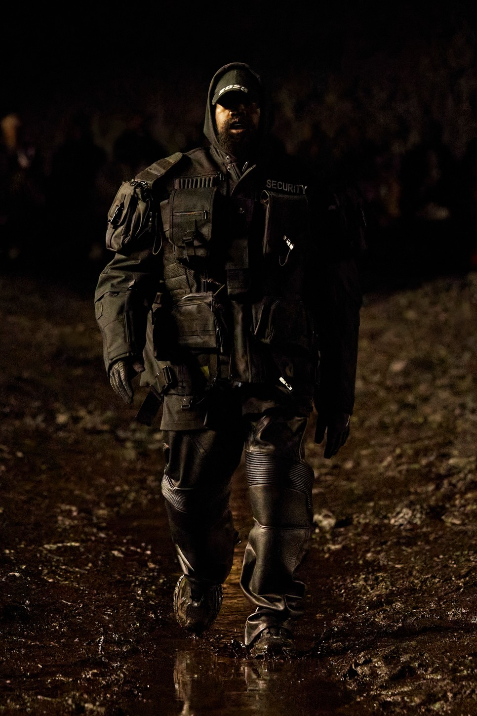 Kanye West a Balenciaga bemutatóján