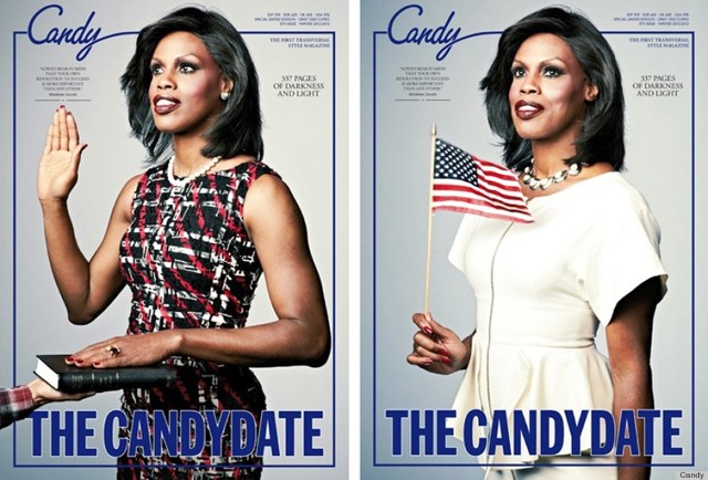 candy, transznemű, connie fleming, magazin, michelle obama, címlap, botrány
