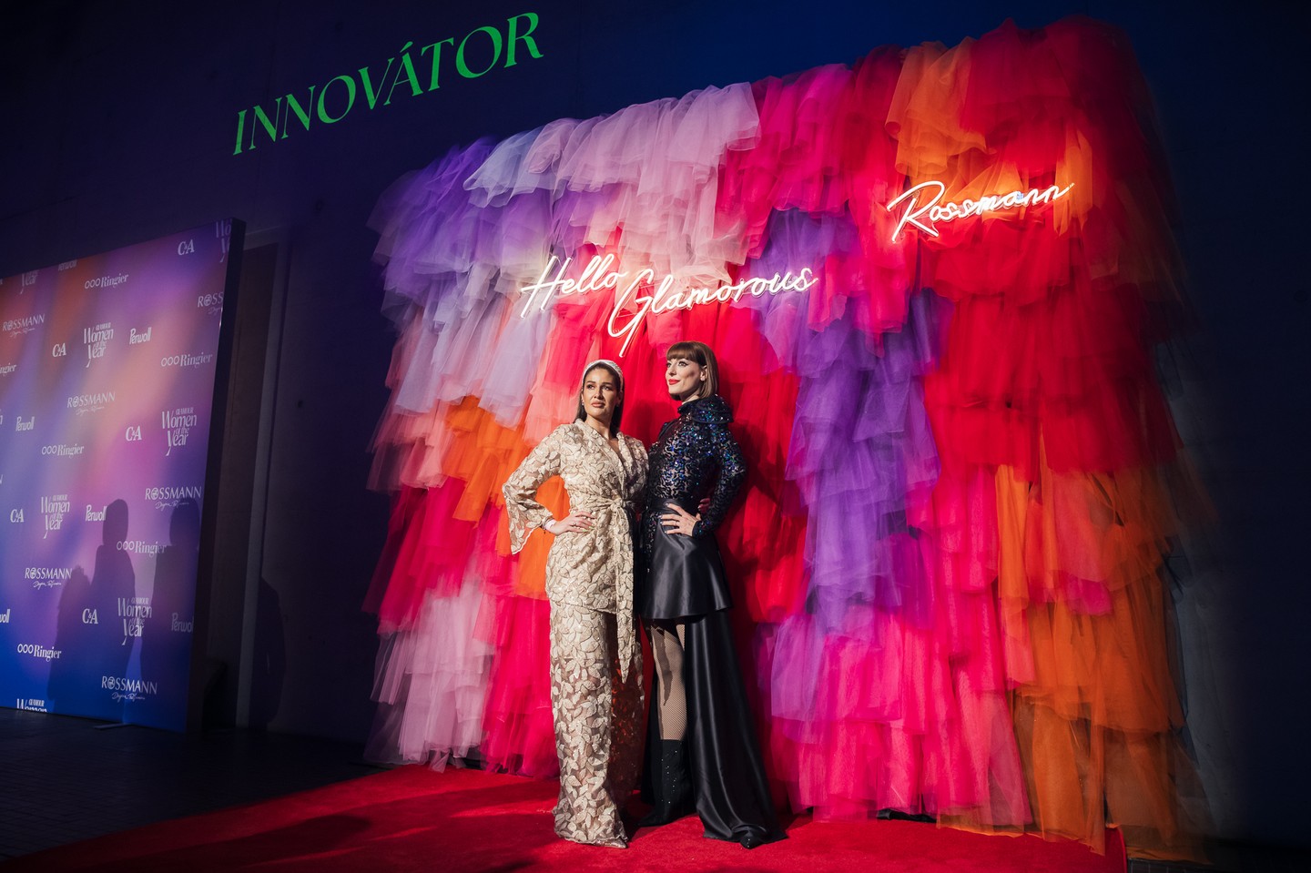 Az este főtámogatójának, a ROSSMANN fotófala minden vendéget elbűvölt