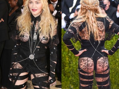 Ha láttál már igazán hülye ruhát... Madonna, mi ez rajtad?