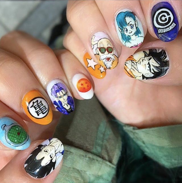 A dragonball sorozat ihlette lakkozás