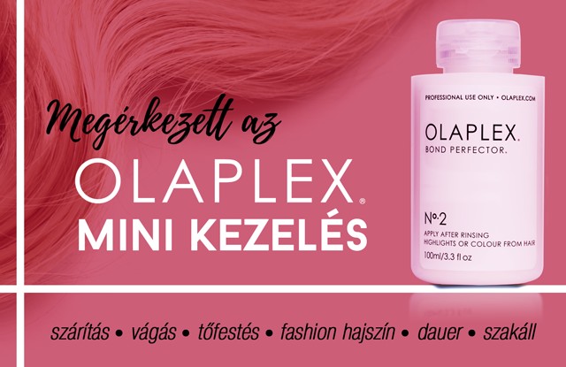olaplex, hajápolás, hajpakolás, olaplex mini kezelés, haj