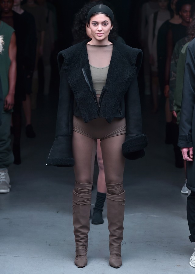 Kylie Jenner a Yeezy első kifutóján