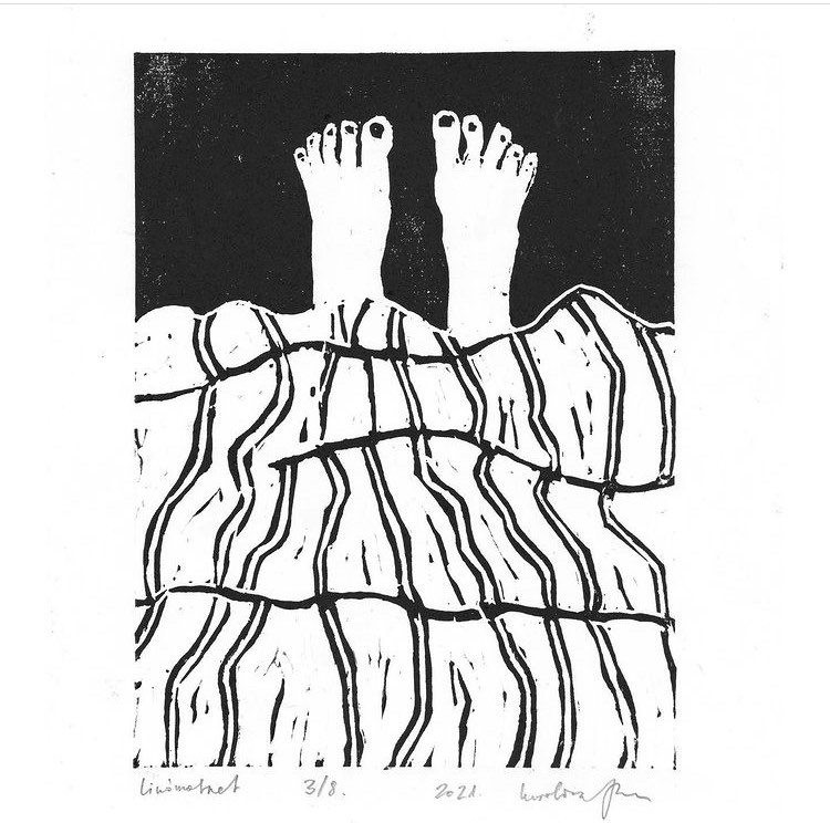 Korolovszky Anna fekete-fehér grafikáját is hazaviheted az otthonodba