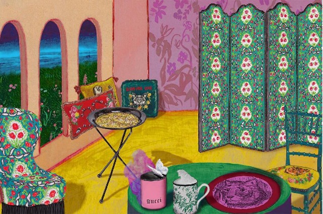 Gucci-luxust a lakásba