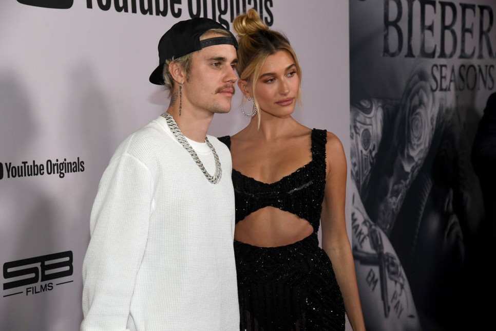 Justin Bieber és Hailey Bieber 2020-ban Kaliforniában
