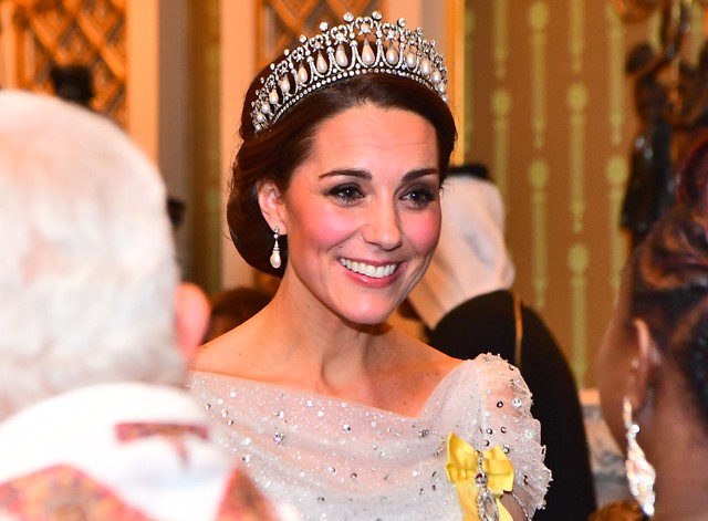 Kate Middleton Diana tiarájában