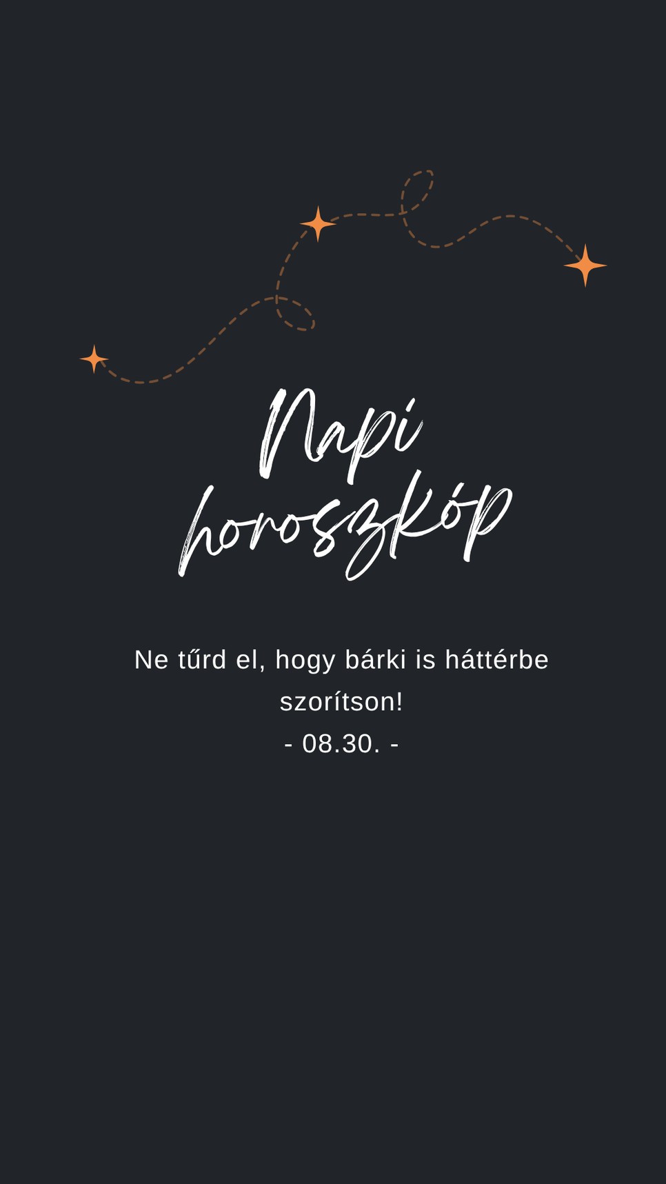 Ezt súgja a napi horoszkóp
