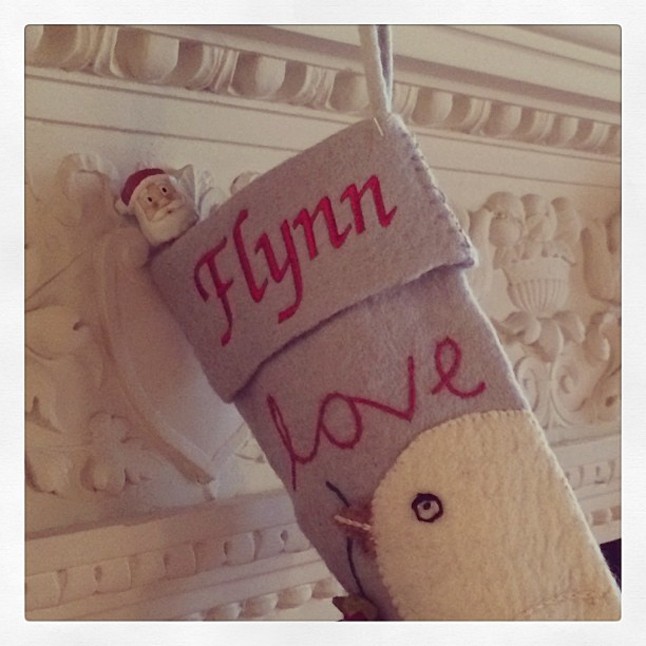 Flynn Bloom karácsonyi harisnya zoknija pont olyan cuki, mint ő maga.