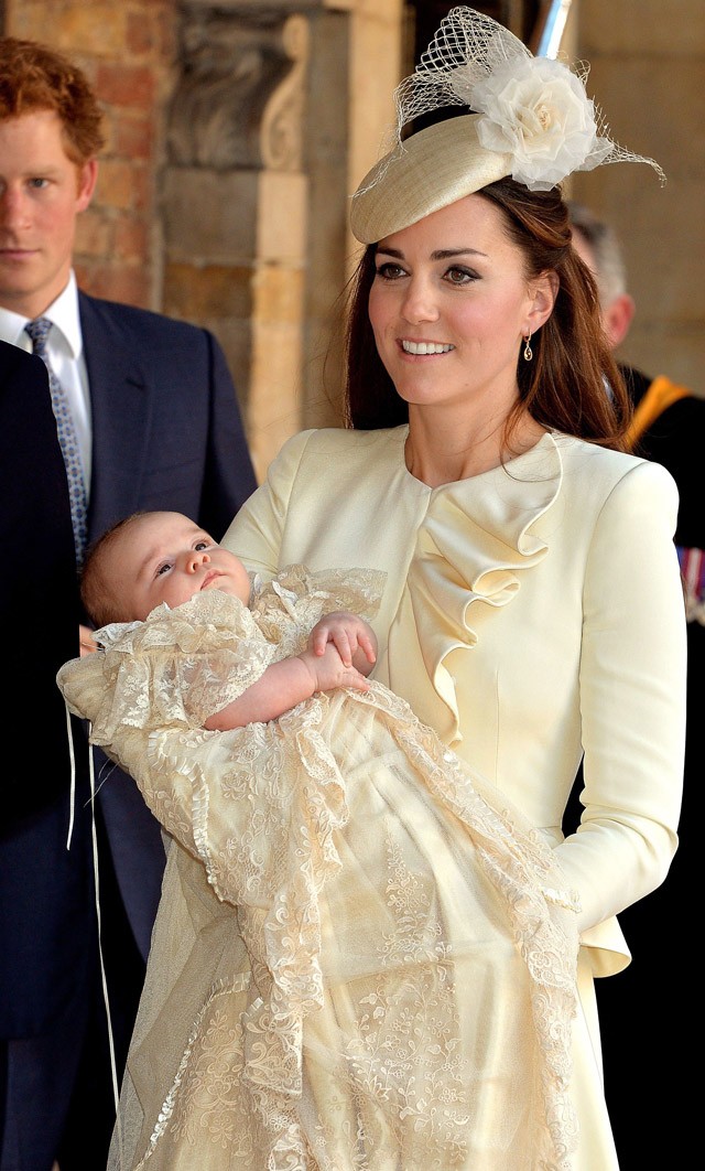 Katalin hercegné György herceg keresztelőjén