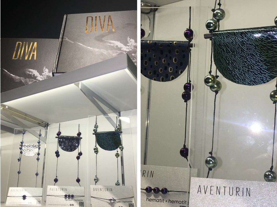 Aventurindesign ékszerek a Dívák & Ikonok kiállításhoz kapcsolódóan