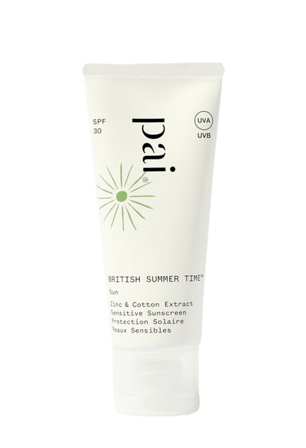 Kifejezetten érzékeny arcbőrre kifejlesztett természetes fényvédő. British Summer Time SPF30 fényvédő PAI SKINCARE 12 900 Ft/40 ml