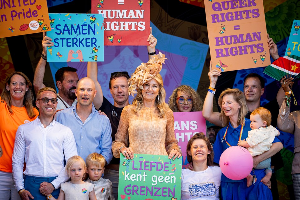 Máxima holland királyné jelenléte is hangsúlyozta a királyi család nyitottságát az LMBTQ+ közösség iránt