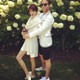 Alexa Chung és Derek Blasberg sikkesen pózolnak Lauren Santo Domingo kamerája előtt.