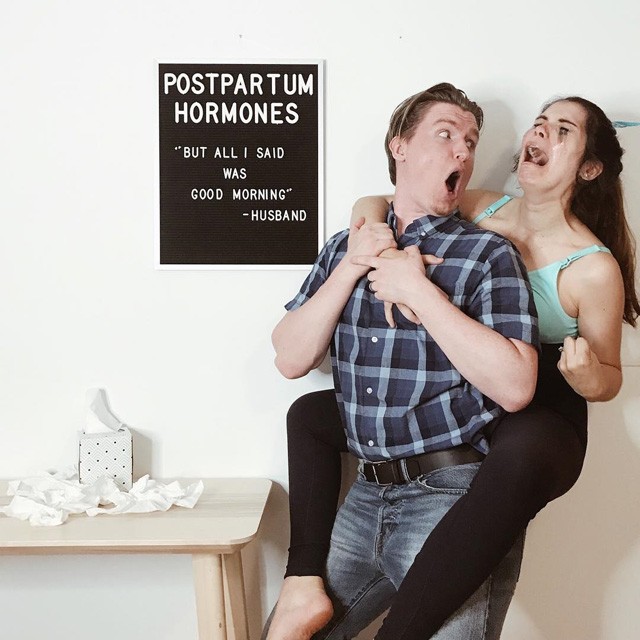 Ez az anyuka sokkolóan őszinte fotósorozatot készített a terhességről!