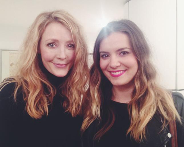 Jennifer Finnigan színésznő és Nagy-György Borbála szerkesztő