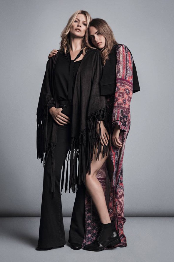 kate moss, cara delevingne