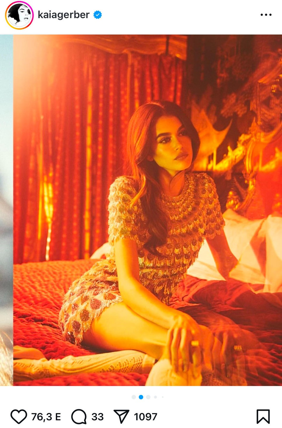 Így fest Kaia Gerber Guy Aroch fotós lencséjén keresztül