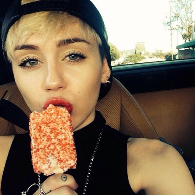 Miley Cyrcus egyik gyengéje a jégkrém
