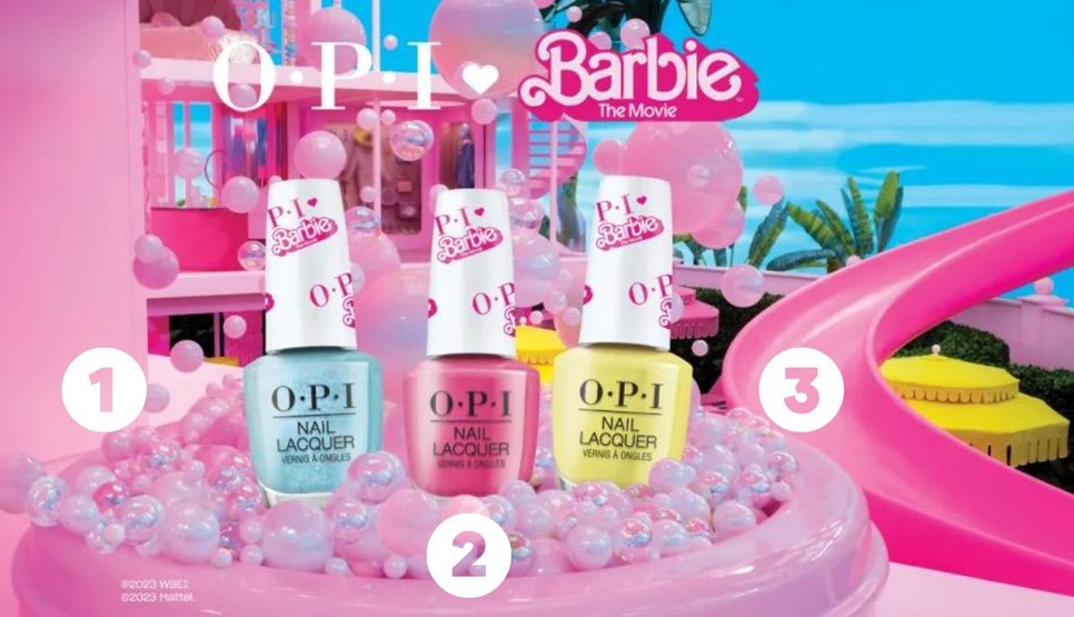 1. Yay Space! körömlakk O.P.I - opi.com 2. Welcome to Barbie Land körömlakk O.P.I - opi.com 3. Hi Ken! körömlakk O.P.I - opi.com