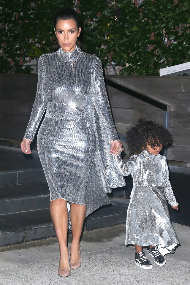 kim kardashian, north west, kim kardashian gyereke, new york, street style