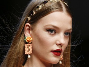 Királylányok és zöldségek a Dolce&Gabbana kifutóján