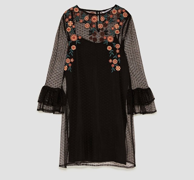 Tüll, virágos ZARA 9995 Ft helyett 6995 Ft