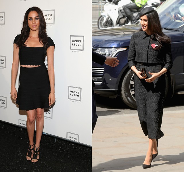 Meghan Markle régen és most