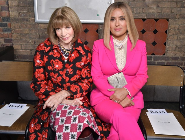 Salma Hayek Anna Wintour