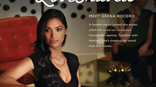 Transznemű modellel kampányol a luxushotel