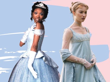 Észrevetted ezeket az összefüggéseket a Bridgerton család és a Hamupipőke kosztümjei között?