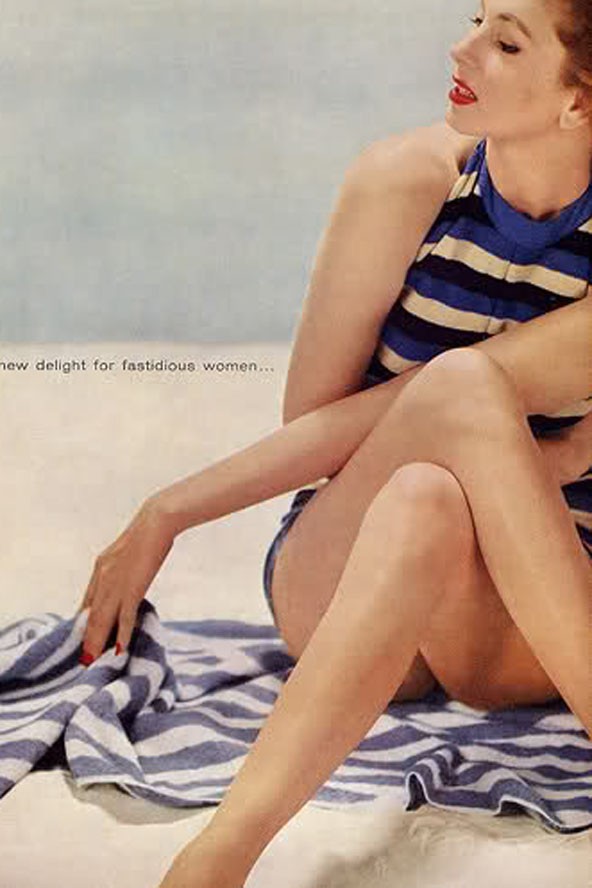 Fürdőruhás kép a Vogue-ból