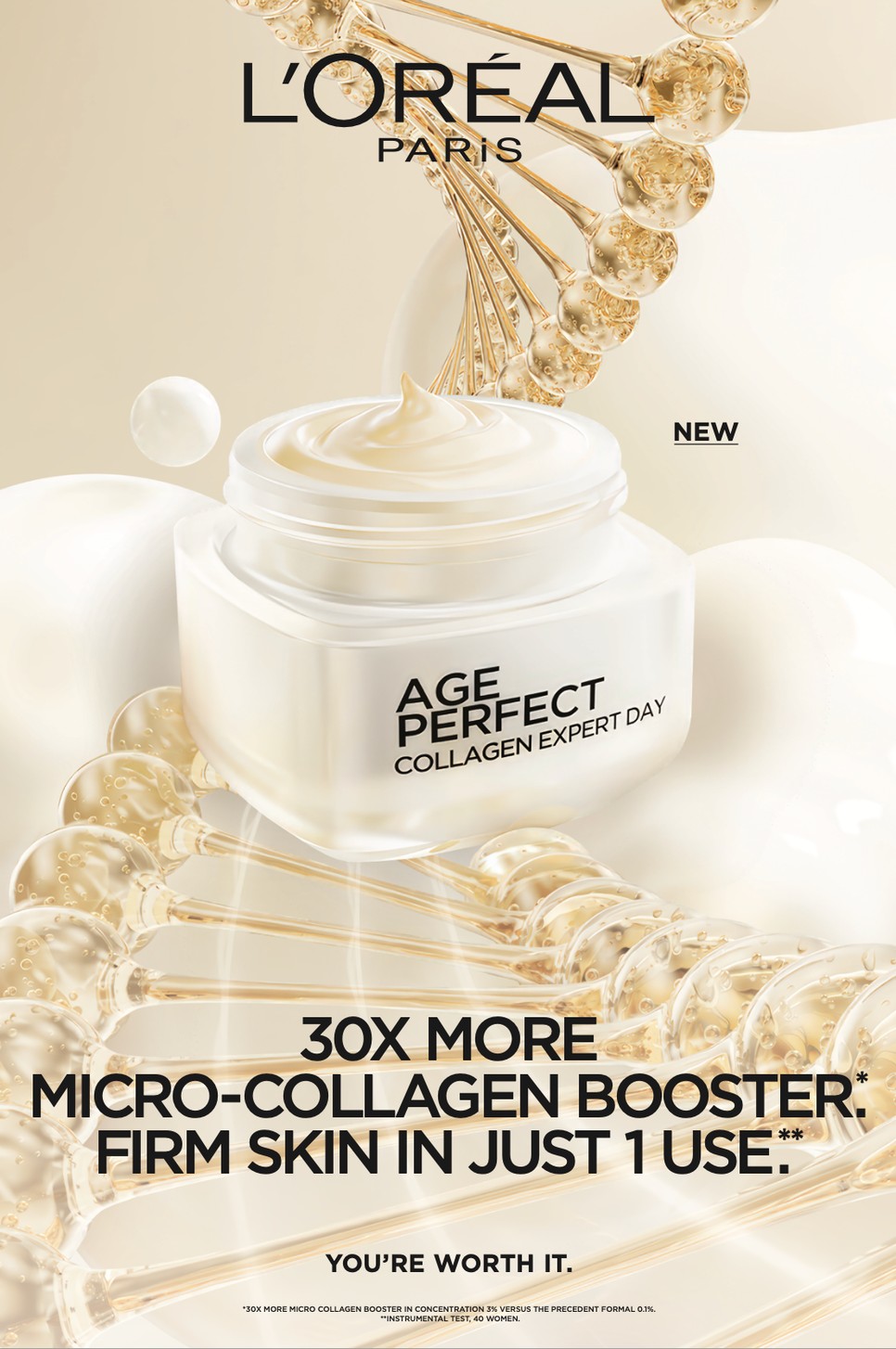 A L'Oréal Paris Age Perfect nappali arckrém tökéletes választás azoknak, akik gyors és látványos eredményeket szeretnének viszontlátni a tükörben