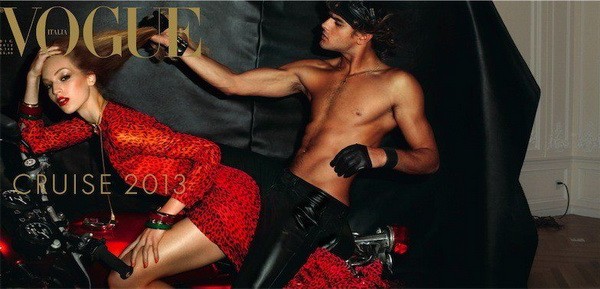 Axente Vanessa az olasz Vogue címlapján, Fotó: Steven Meisel/Vogue Italia