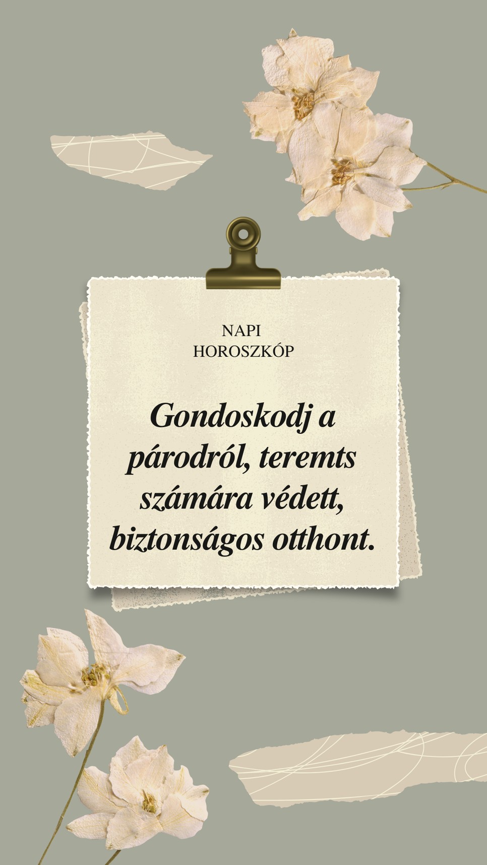 Egy kis emlékeztető a napi horoszkóp szerint