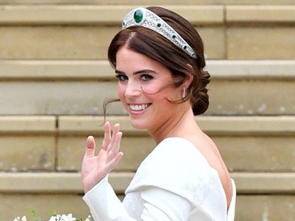 Sarolta hercegnő Eugénia hercegnő legújabb esküvői fotójának a sztárja