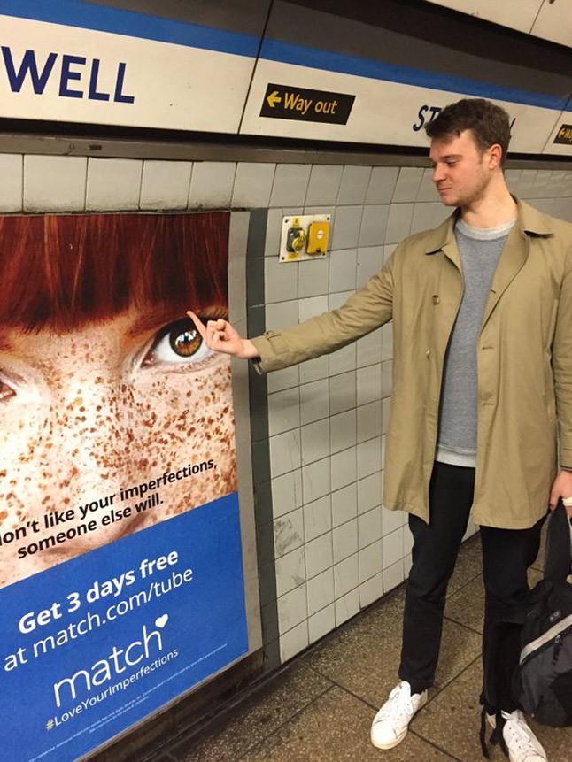 reklám, botrány, szeplő, szeplős, hirdetés, hibák, tökéletlenségeidet