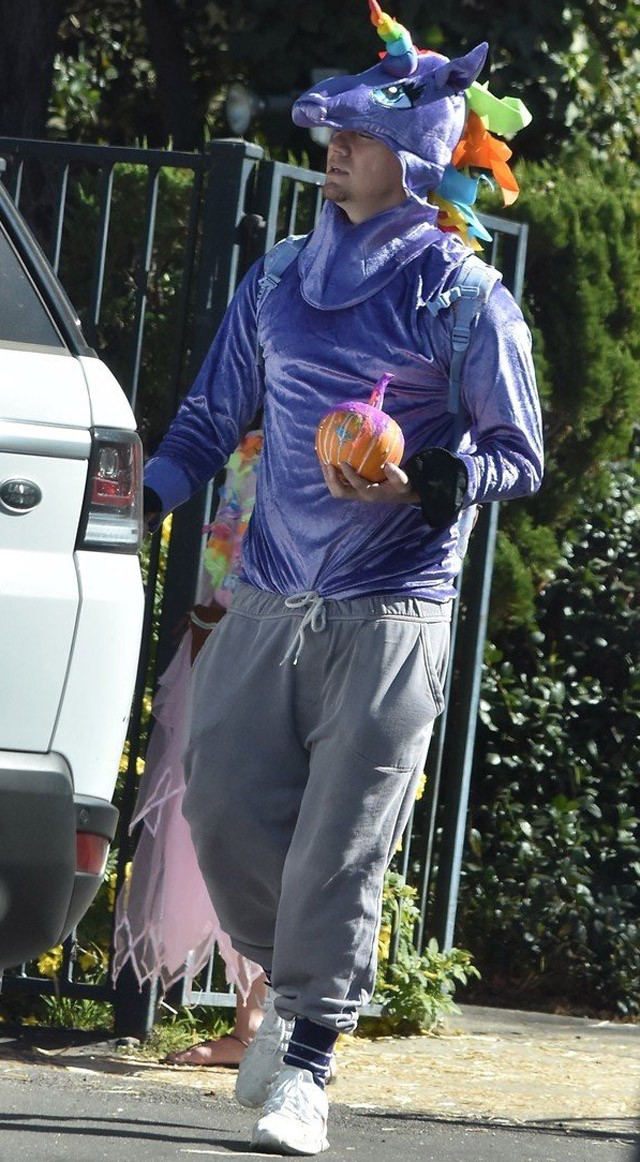 Channing Tatum unikornisnak öltözött kislánya kedvéért!