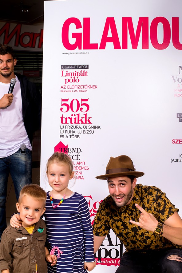 Király Viktor a GLAMOUR és az ARÉNA Pláza közös Stylistversenyén