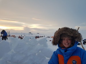 Kutyaszánon szelte át a sarkvidéket ez a magyar lány