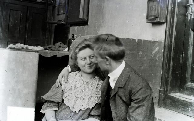 Szerelmespár 1910-ből - Hanser Mária adománya