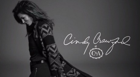 cindy crawford, c&a, kollekció, szupermodell
