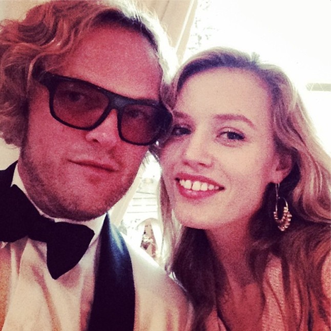 Peter Dundas és Georgia May Jagger.