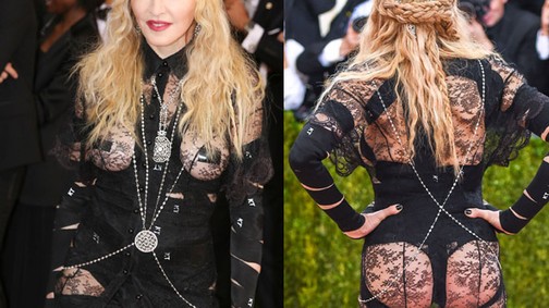 Ha láttál már igazán hülye ruhát... Madonna, mi ez rajtad?