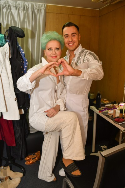 Eszenyi Enikő Dancing with the Stars partnerével, Hegyes Bertalannal