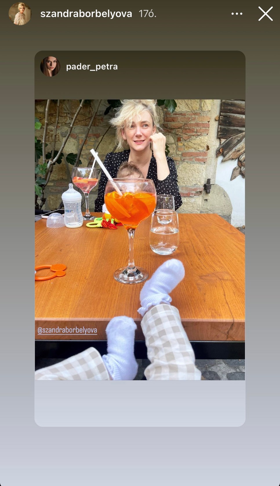 Borbély Alexandra számára is fontos a kikapcsolódás